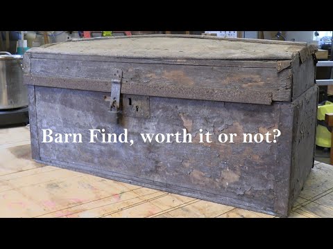 Turn of the Century Travel Trunk Restoration