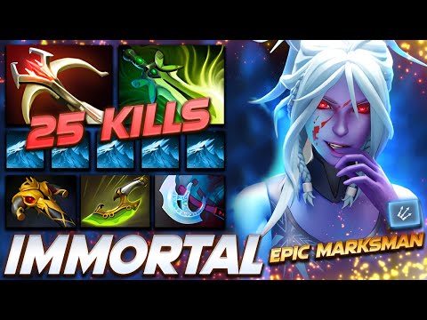 Drow Ranger Immortal Marksman - Dota 2 Pro Gameplay [Watch & Learn]