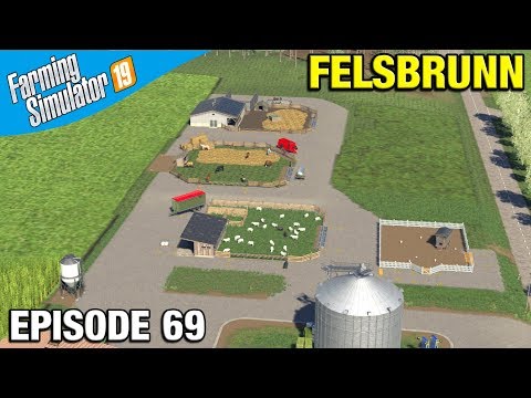 LANDSCAPING THE YARD Farming Simulator 19 Timelapse - Felsbrunn FS19 Episode 69
