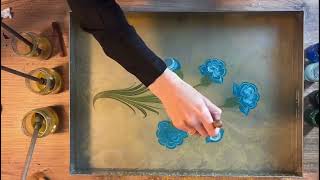 #karanfil #ebrusanatı #art #marbling 