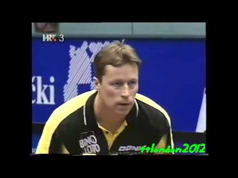 Jan-Ove Waldner vs Kalinikos Kreanga (ETTC 2002)