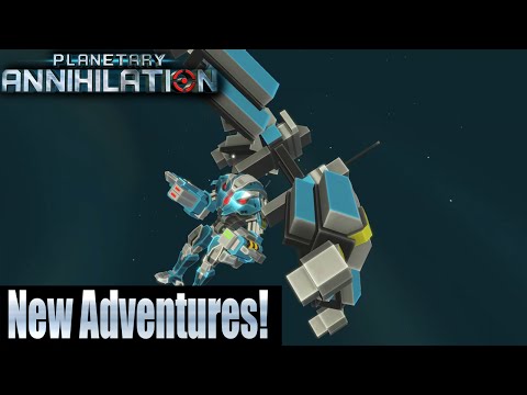Planetary Annihilation 10 player FFA - New Adventures!