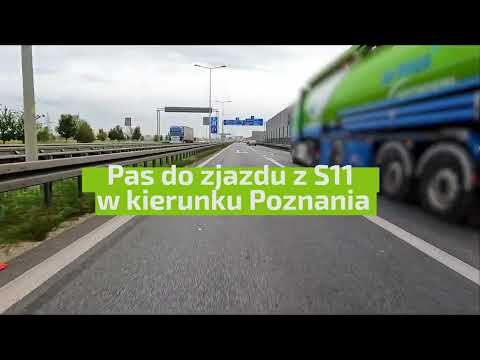 Organizacja ruchu na węźle autostradowym Poznań Zachód
