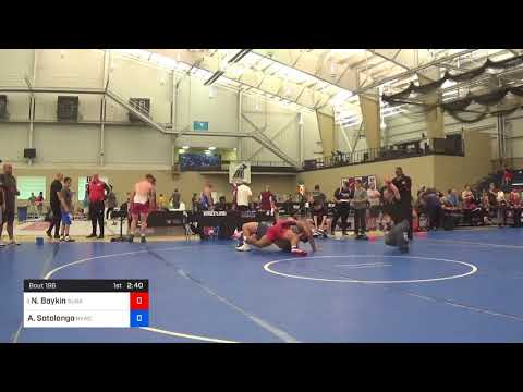 2018 UWW Cadet And U23 Nationals/U23 Greco-Roman 130 5th Place - Nicholas Boykin (Sunk) Vs. Adolfo