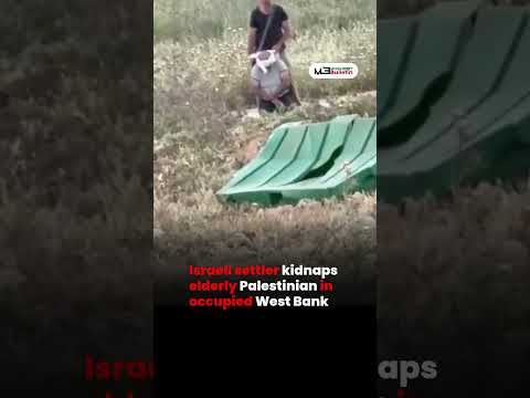 Israeli Settler Accused of Kidnapping Elderly Palestinian in Occupied West Bank