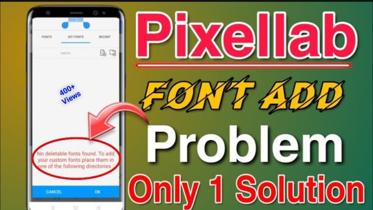 Pixellab App Font Add Problem Solved 2024 || Pixellab Font Add Kaise Kare || Real Tips || Pixellab