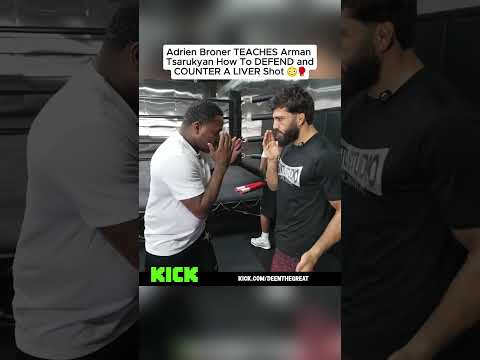 Adrien Broner Teaches Arman Tsarukyan 😳🥊 #adrienbroner #armantsarukyan #deenthegreat #ufc #boxing