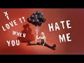 Avril Lavigne - Love It When You Hate Me (feat. blackbear) (Official Lyric Video)