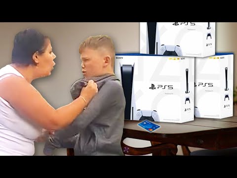 Kid STEALS MOMS Credit Card to Buy PS5 (BIG MISTAKE) Video
