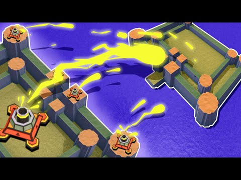 New Massive Castle Siege & Defense Map In Creeper World 4! - Creeper World 4 Gameplay