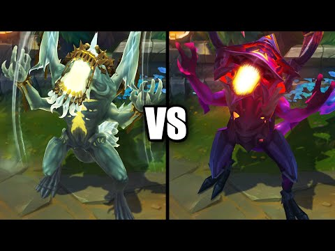 Broken Covenant Cho'Gath vs Dark Star Cho'Gath Skins Comparison (League of Legends)