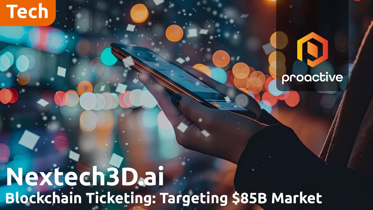 Nextech3D.AI unveils two-phase blockchain ticketing rollout, launching in Q4 2025