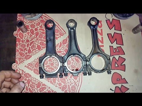 M20B25 vs M50B25 vs M54B30 135mm connecting rod weight, design comparison