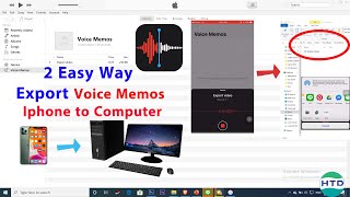 How to transfer Voice Memos from your IPHONE to COMPUTER with 2 Easy Way