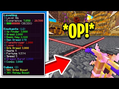 THE BEST PICKAXE ENCHANT ON THE SERVER! | Minecraft OP Prison | FadeCloud