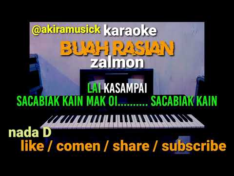 KARAOKE BUAH RASIAN ZALMON (nada rendah)@idonrusdi5
