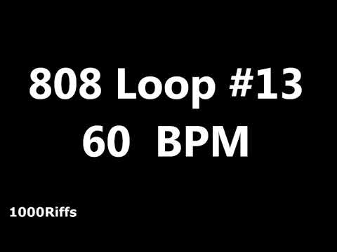 808 Drum Beat Loop #13 : 60 BPM : Beats Per Minute