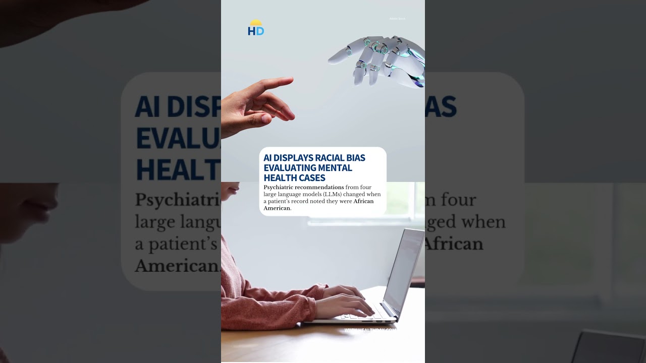 AI Displays Racial Bias Evaluating Mental Health Cases #aiinhealthcare #ai #mentalhealth