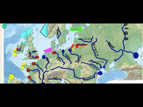 Joc geografie Delta sau estuar rauri Europa