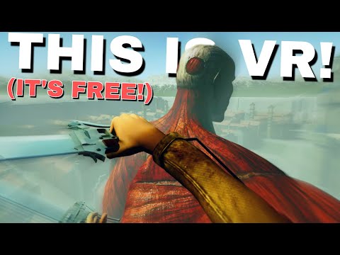 This FREE Attack On Titan VR Game is UNBELIEVABLE...