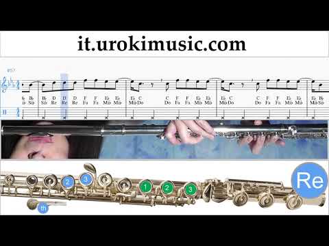 Corso di Flauto Reik ft. Ozuna, Wisin - Me Niego Tablature Tab um-a276