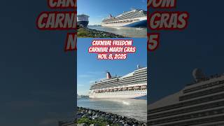 Carnival Cruise Ships Exchange Horns in Port Canaveral!