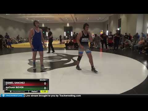 187 Lbs Round 1 - Nathan Biever, NC Vs Daniel Sanchez, FL F117
