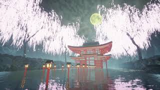 Ue4　エフェクト　平等院鳳凰堂夜桜　ｐｔ2