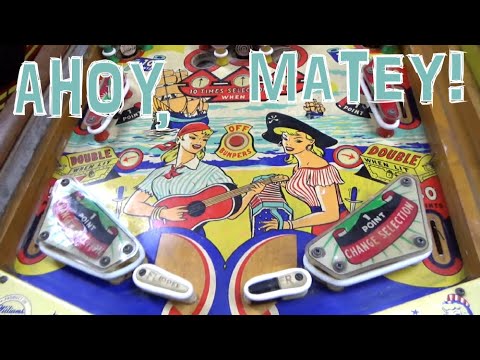 Repairing Williams' 1960 SERENADE Woodrail Pinball Machine - What a Beautiful Piece Of Work