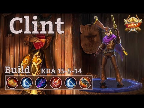 Mobile Legends: Clint New Build! Carry in Ranked!