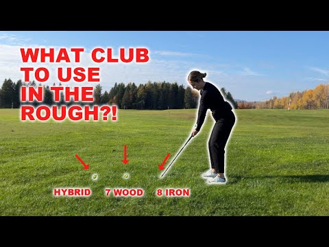 WHEN TO USE HYBRIDS or IRONS or FAIRWAY WOODS FROM THE ROUGH-Golf lessons