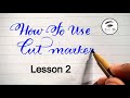 How To Use Cut Markers Lesson 2 Step By Step English Calligraphy Englishcalligraphy Lesson2
