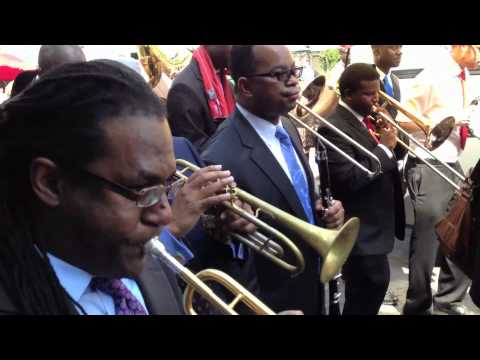 Second Line Parade in Memory of Trumpeter Abram Wilson