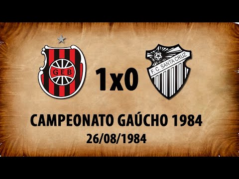G.E.Brasil 1x0 Santa Cruz-RS - Campeonato Gaúcho 1984