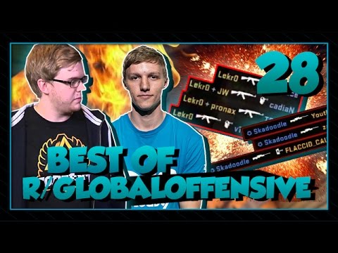 BEST OF R/GLOBAL OFFENSIVE - #28 | LEKRO 1V4, SKADOODLE COLLATERAL!!! (CSGO)