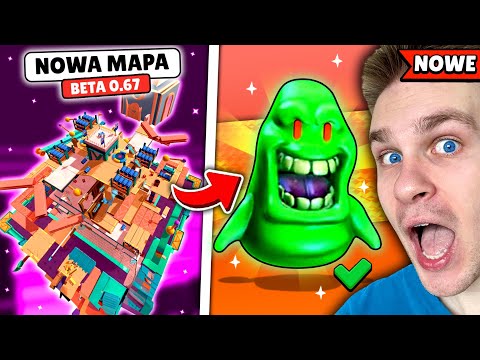 Testuję ⚠️ NOWĄ MAPĘ BUDOWLANĄ 🧱 + 20 NOWE SKINY na (BETA 0.67) ⭐️ ZA DARMO ✅ w Stumble Guys! 😱