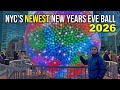 NYC S NEWEST Times Square New Years Ball 2026 FIRST LOOK At Top Of One Times Square