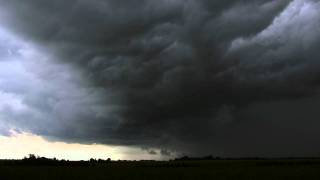 preview picture of video 'Storm Clouds Moving South (16X Real-Time) on August 13, 2011'