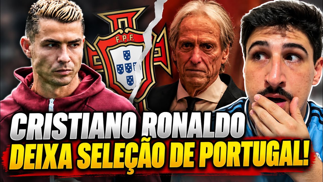 CRISTIANO RONALDO FORA DA SELEÇÃO PORTUGUESA! JORGE JESUS O TIROU?