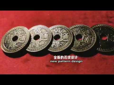 Super Chinese Coin Set (Qianlong, Morgan Size) by Oliver Magic