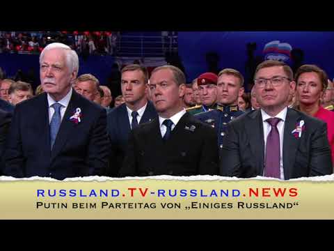 Putin beim Parteitag von „Einiges Russland“