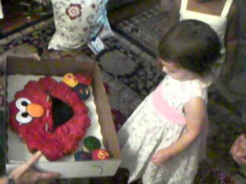 Singing the Birthday Song to Azra