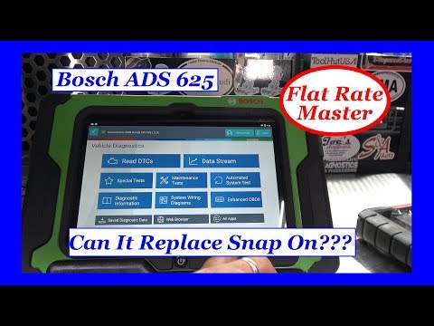 Bosch ADS 625 Review--Can it Replace a Snap On Scan Tools???