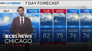 Humid for first half of weekend in Chicago