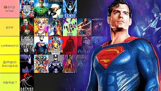 DC Cinematic Universe Tamil Tierlist (தமிழ்)