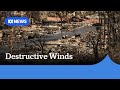 New fire breaks out as severe winds whip southern California | ABC News