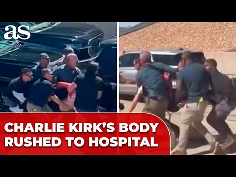 Shocking footage emerges: CHARLIE KIRK'S BODY rushed to hospital