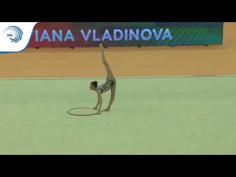 Neviana VLADINOVA (BUL) - 2018 Rhythmic Europeans, all around final hoop