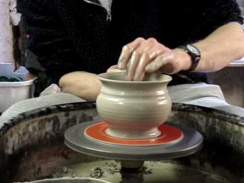 Repeat throwing a batch of Pottery Soup Bowls on the wheel demo how to