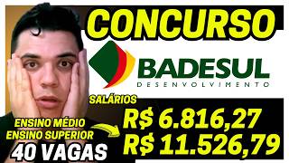 CONCURSO BADESUL 2026